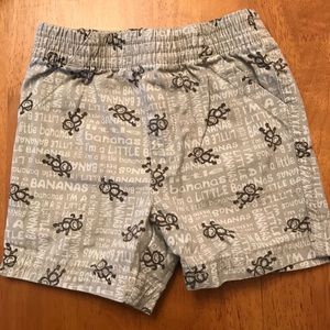 I’m A Little Bananas 12 month old shorts